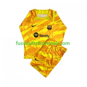 Fußballtrikots FC Barcelona Ter Stegen 1 Torwart Kinder 2023-2024 Langarm Fourth trikot kaufen